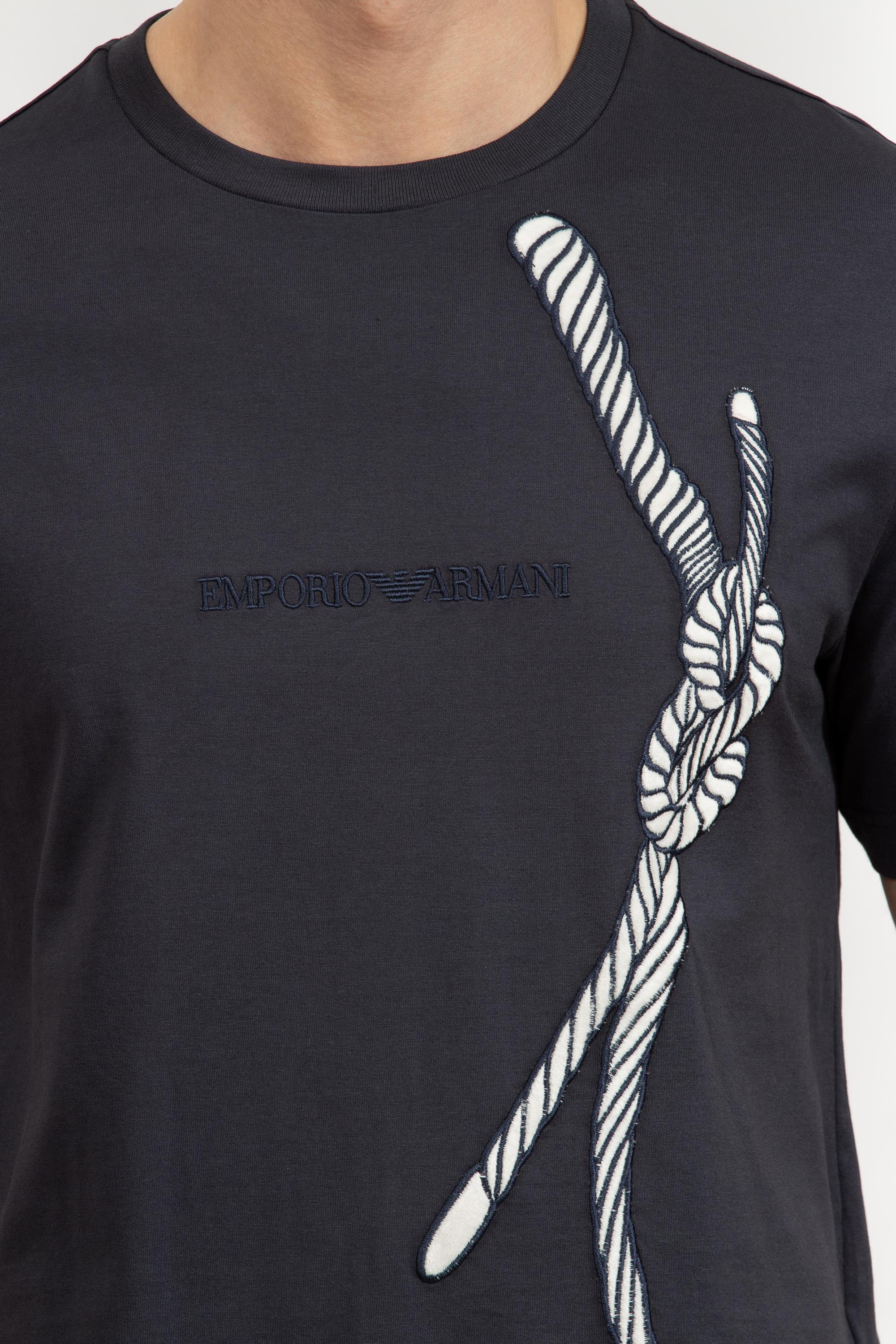 Emporio Armani Erkek Bisiklet Yaka T-Shirt