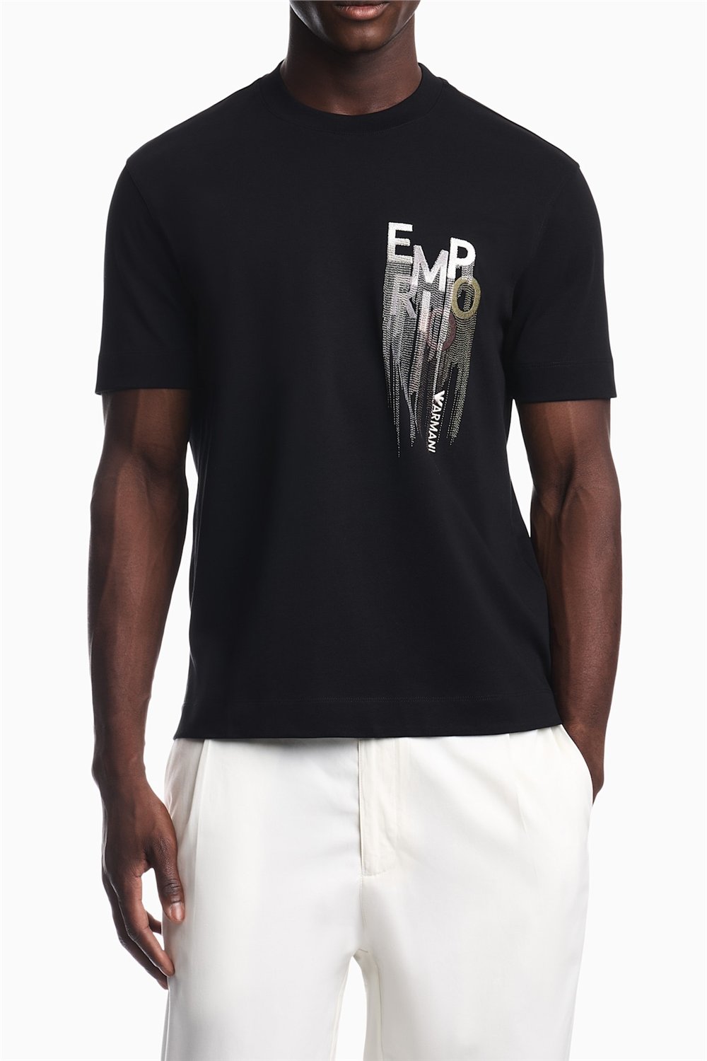 Emporio Armani Erkek Bisiklet Yaka T-Shirt
