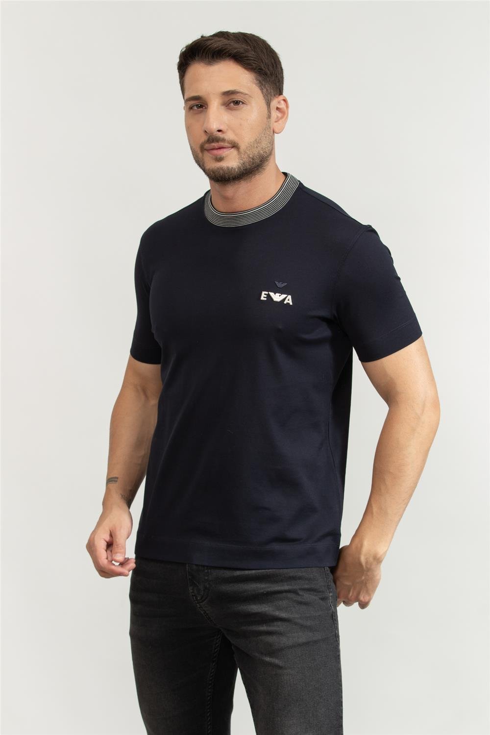 Emporio Armani Erkek Bisiklet Yaka T-Shirt
