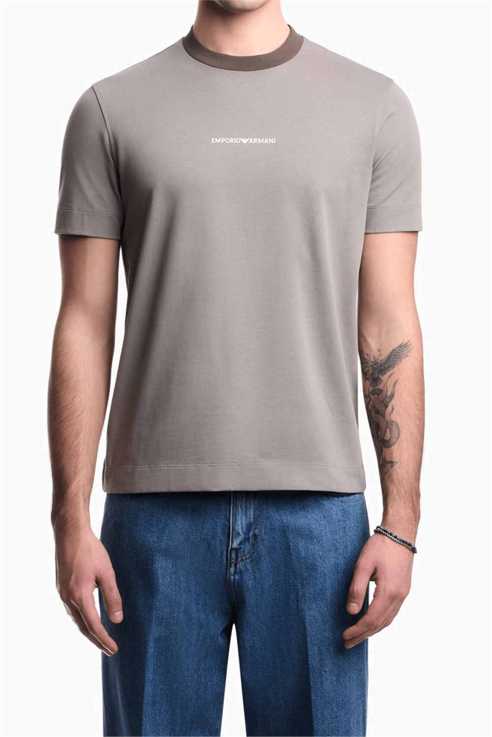 Emporio Armani Erkek Bisiklet Yaka T-Shirt Çok Renkli