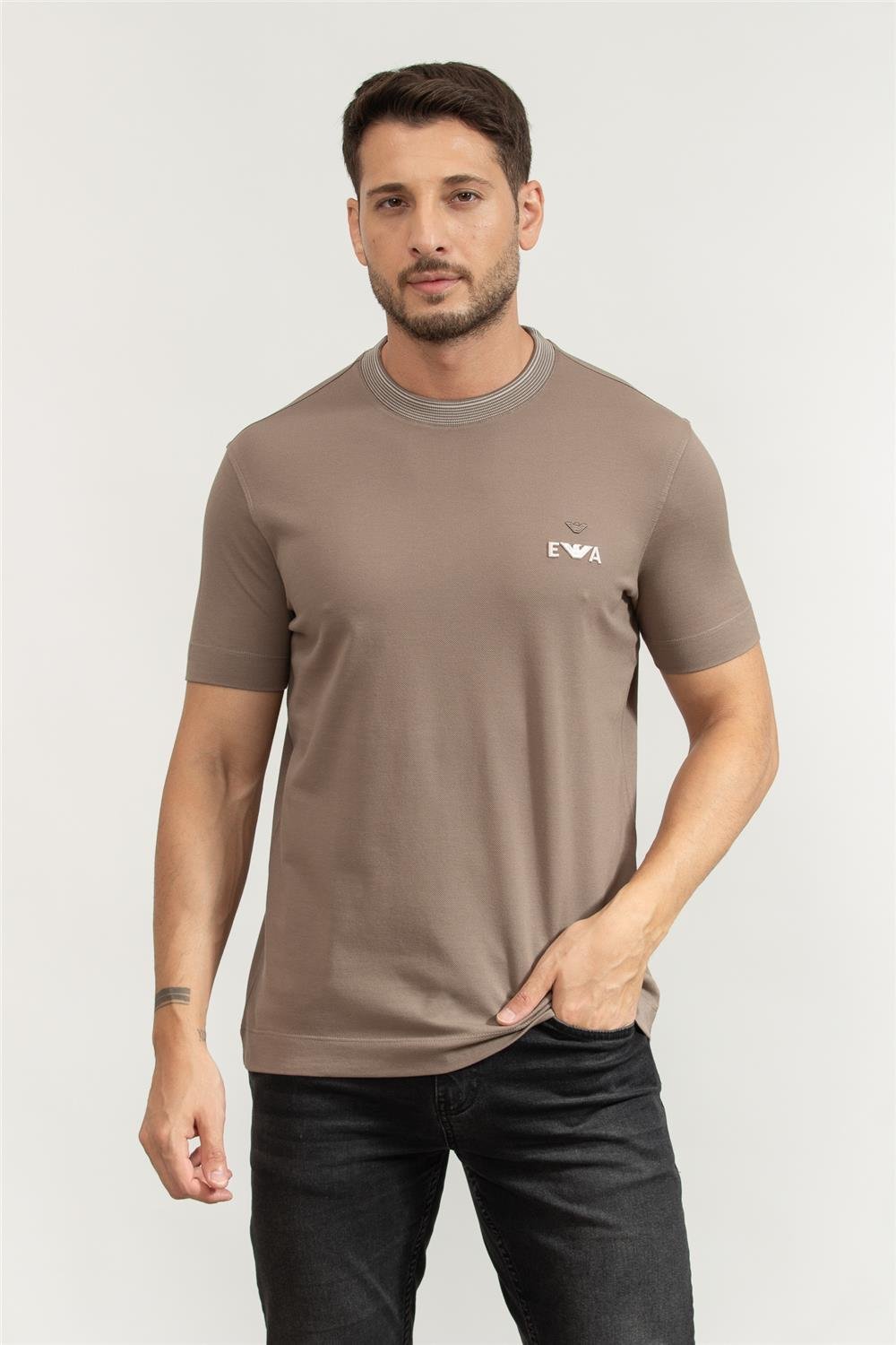 Emporio Armani Erkek Bisiklet Yaka T-Shirt