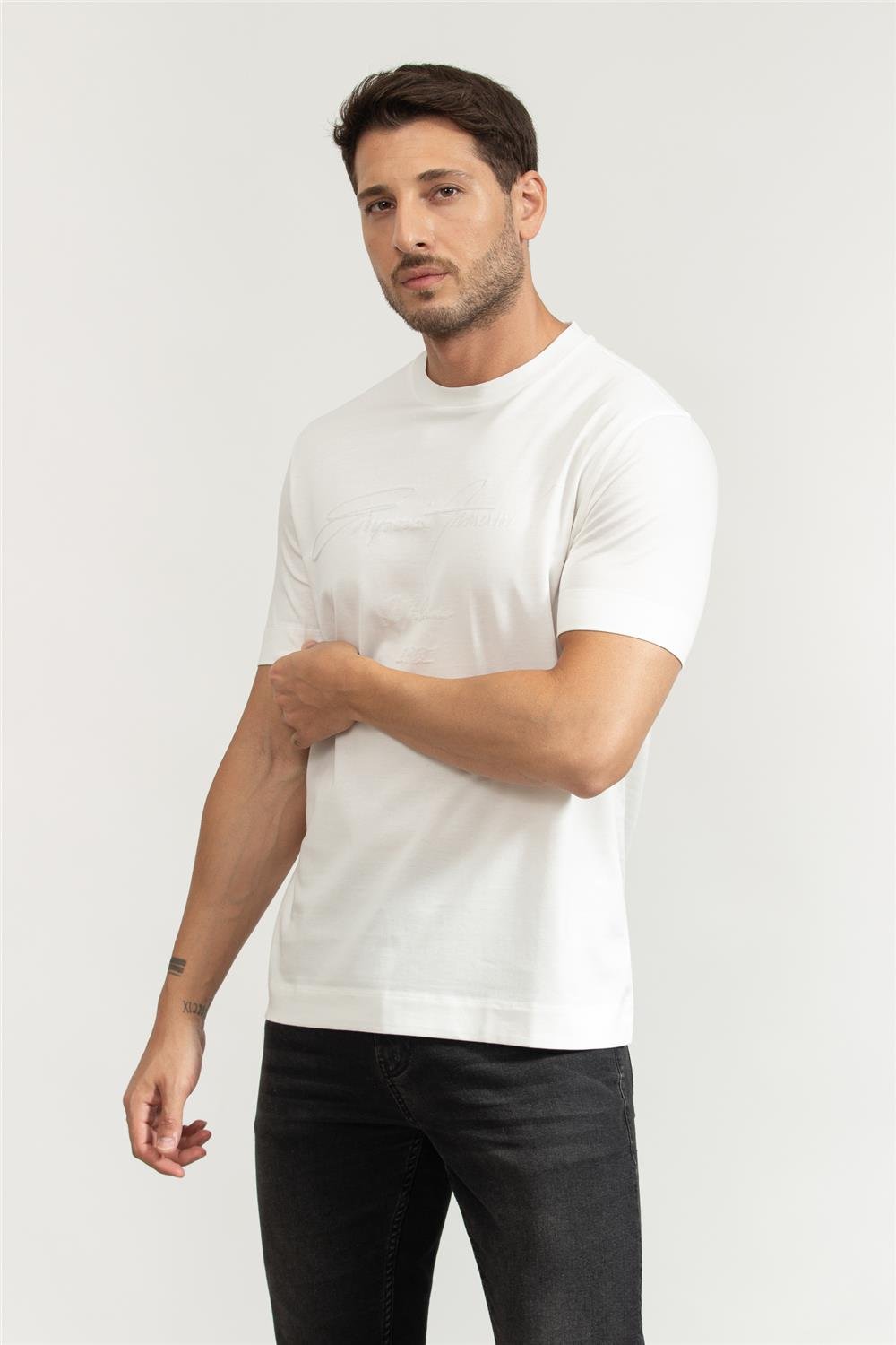 Emporio Armani Erkek Bisiklet Yaka T-Shirt