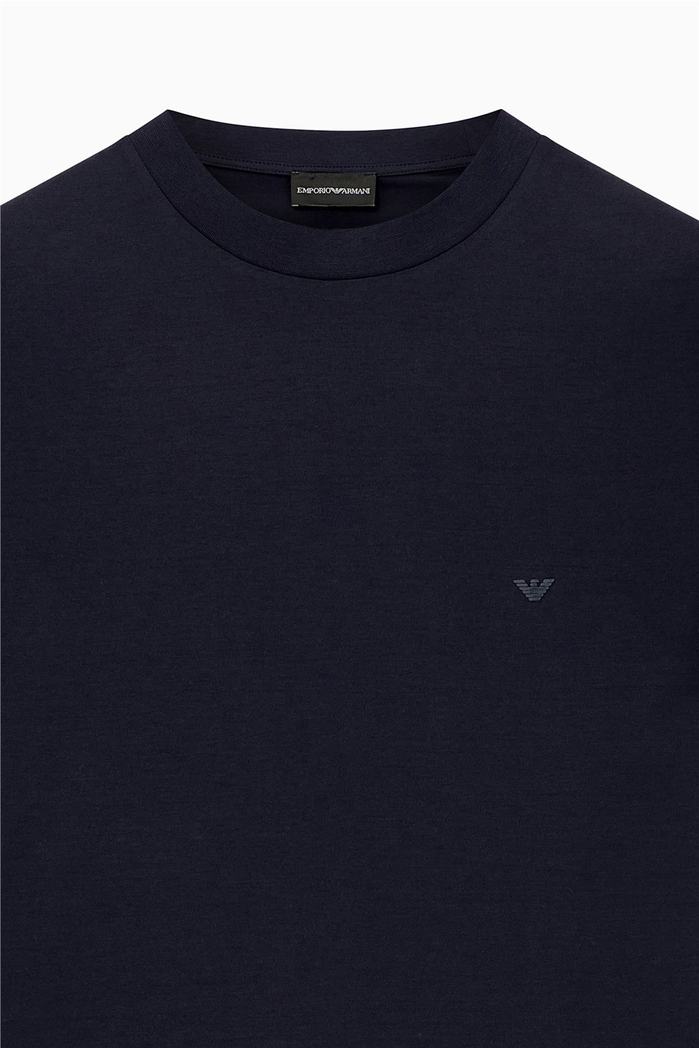 Emporio Armani Erkek Bisiklet Yaka T-Shirt Lacivert