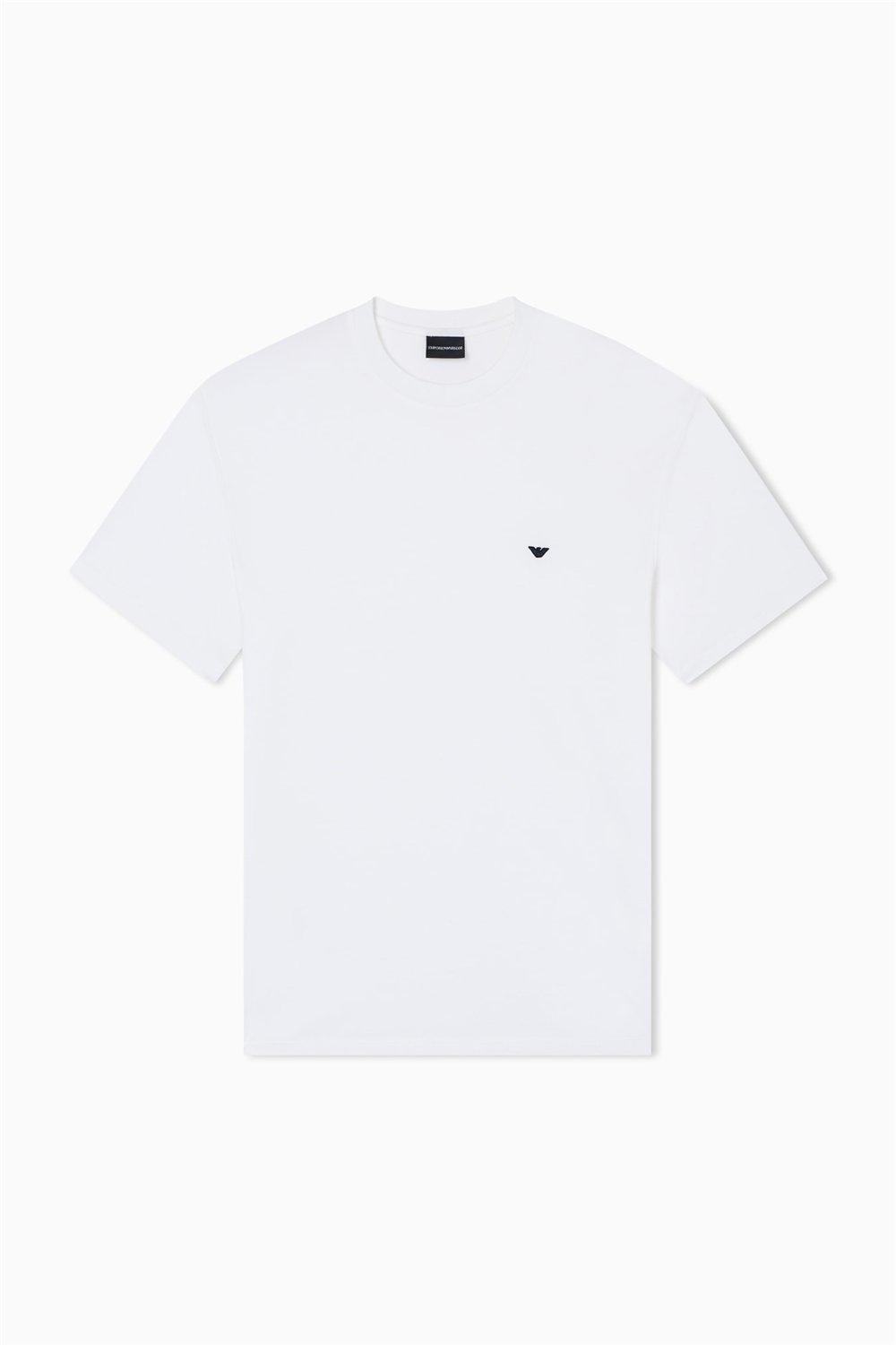 Emporio Armani Erkek Bisiklet Yaka T-Shirt Beyaz