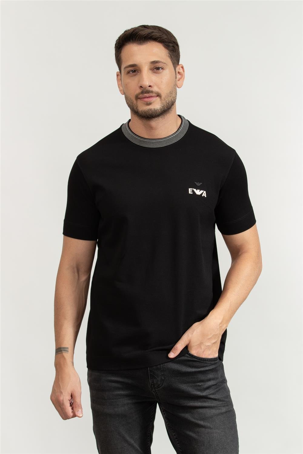 Emporio Armani Erkek Bisiklet Yaka T-Shirt