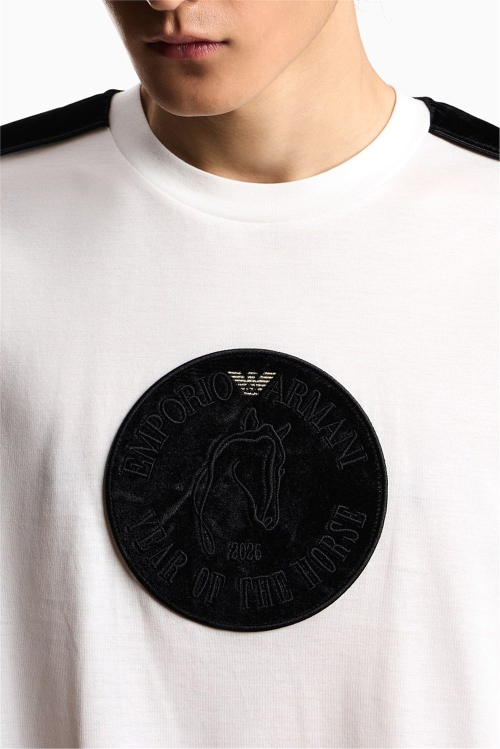 Emporio Armani Erkek Bisiklet Yaka T-Shirt Siyah