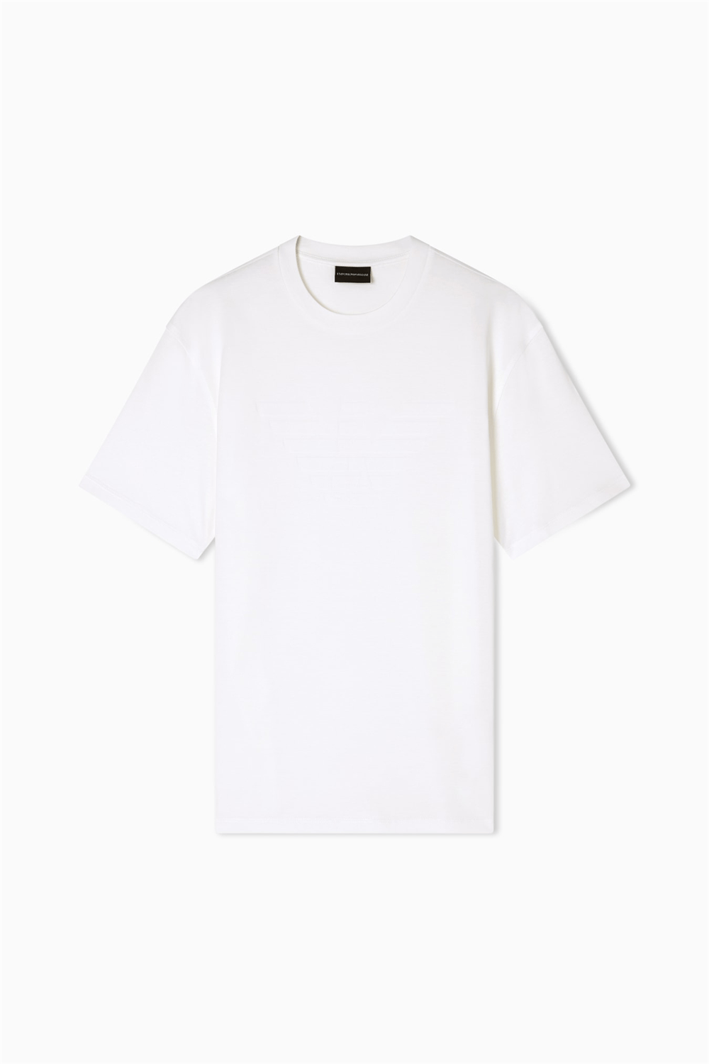 Emporio Armani Erkek Bisiklet Yaka T-Shirt Beyaz