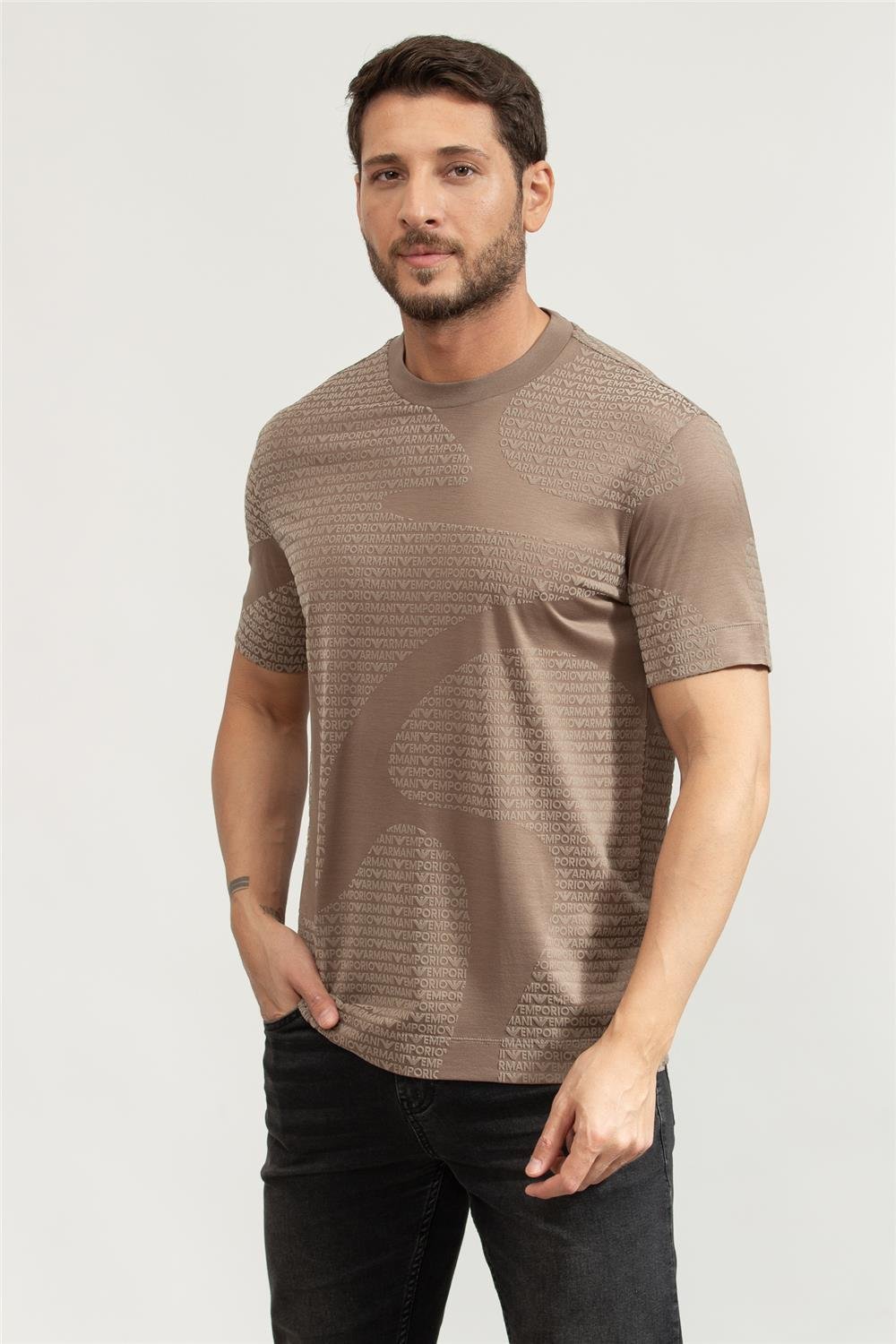 Emporio Armani Erkek Bisiklet Yaka T-Shirt