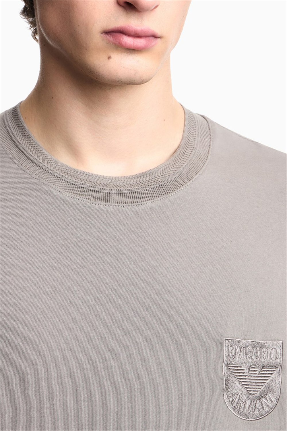 Emporio Armani Erkek Bisiklet Yaka T-Shirt Çok Renkli