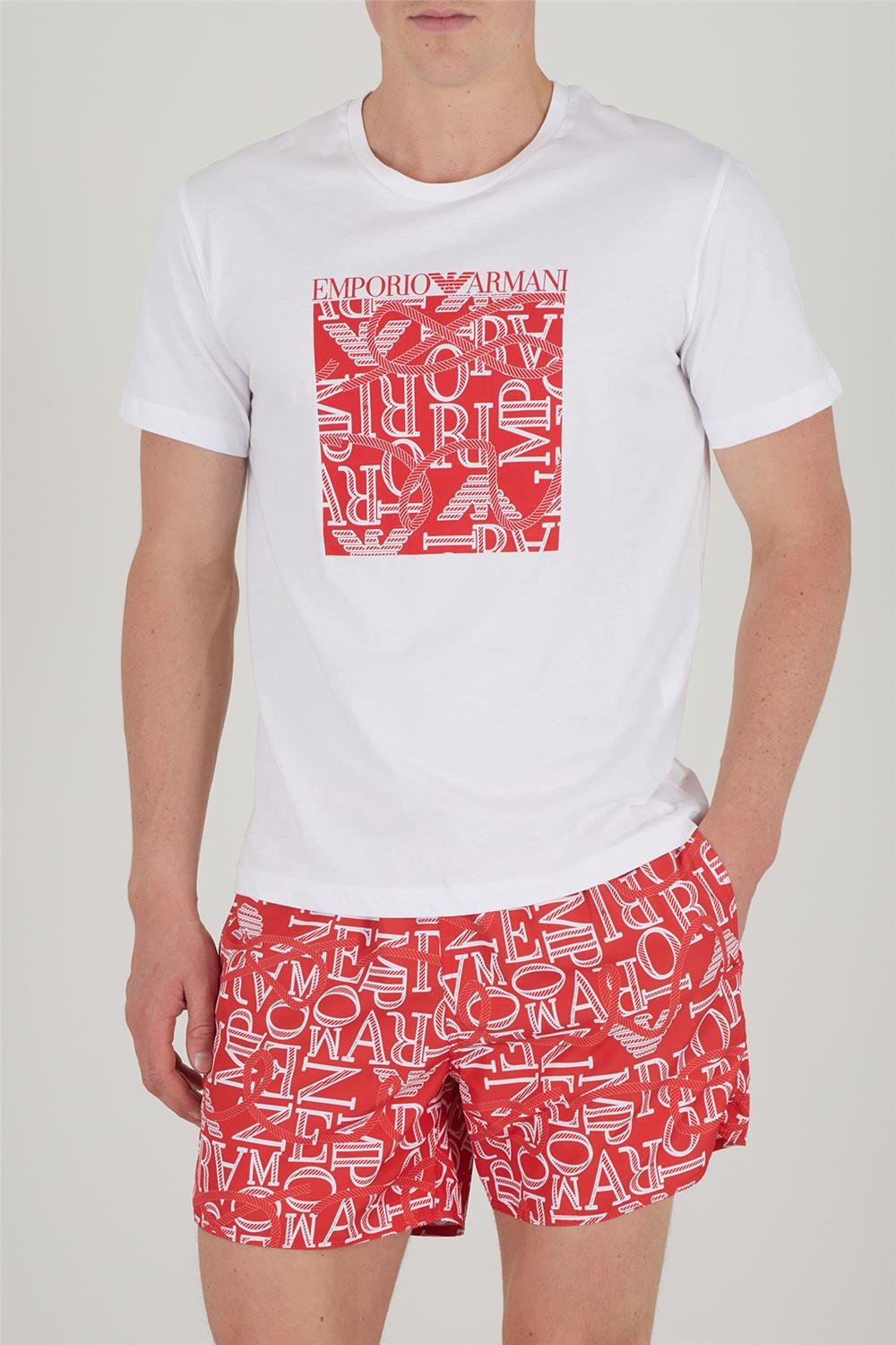 Emporio Armani Erkek Bisiklet Yaka T-Shirt