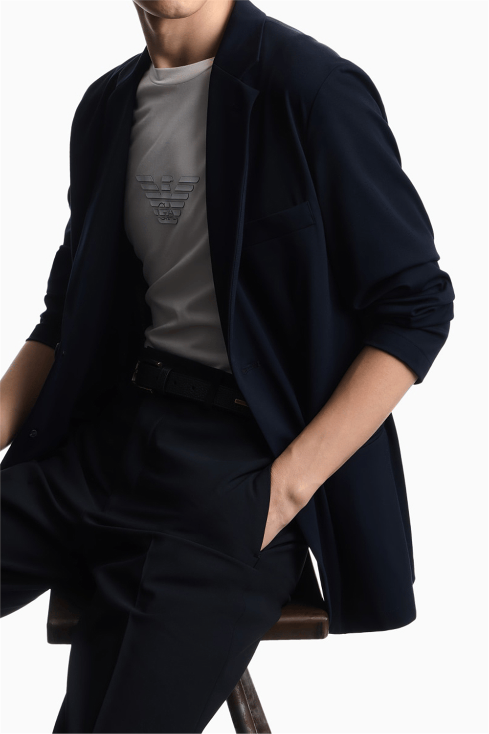 Emporio Armani Erkek Blazer Ceket Lacivert