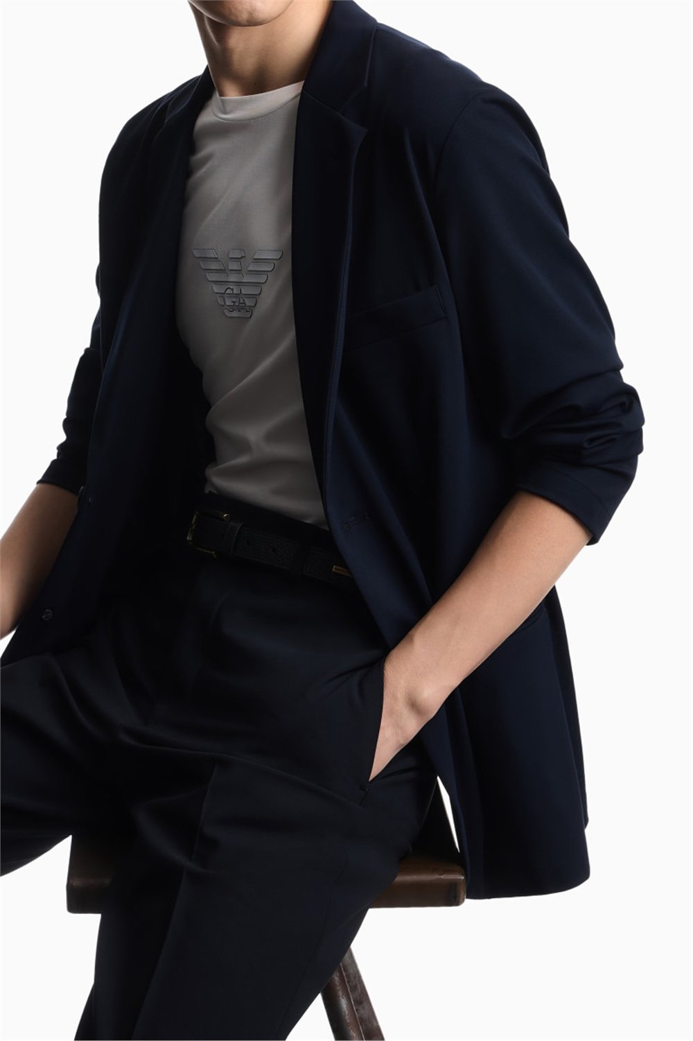 Emporio Armani Erkek Blazer Ceket Lacivert