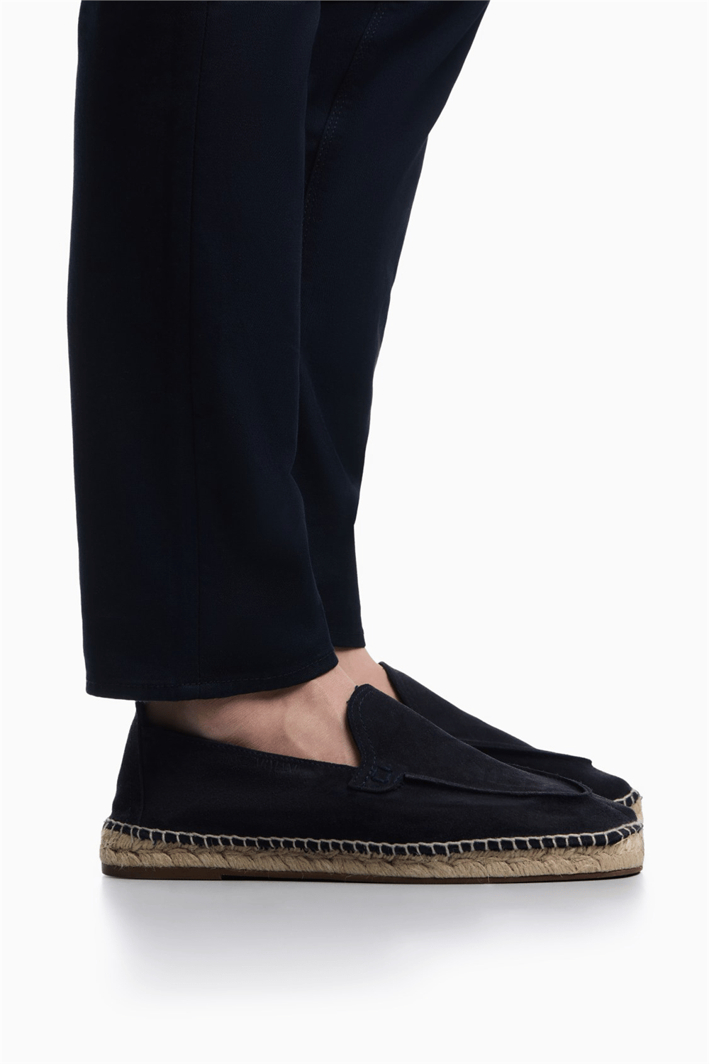 Emporio Armani Erkek Espadril Lacivert