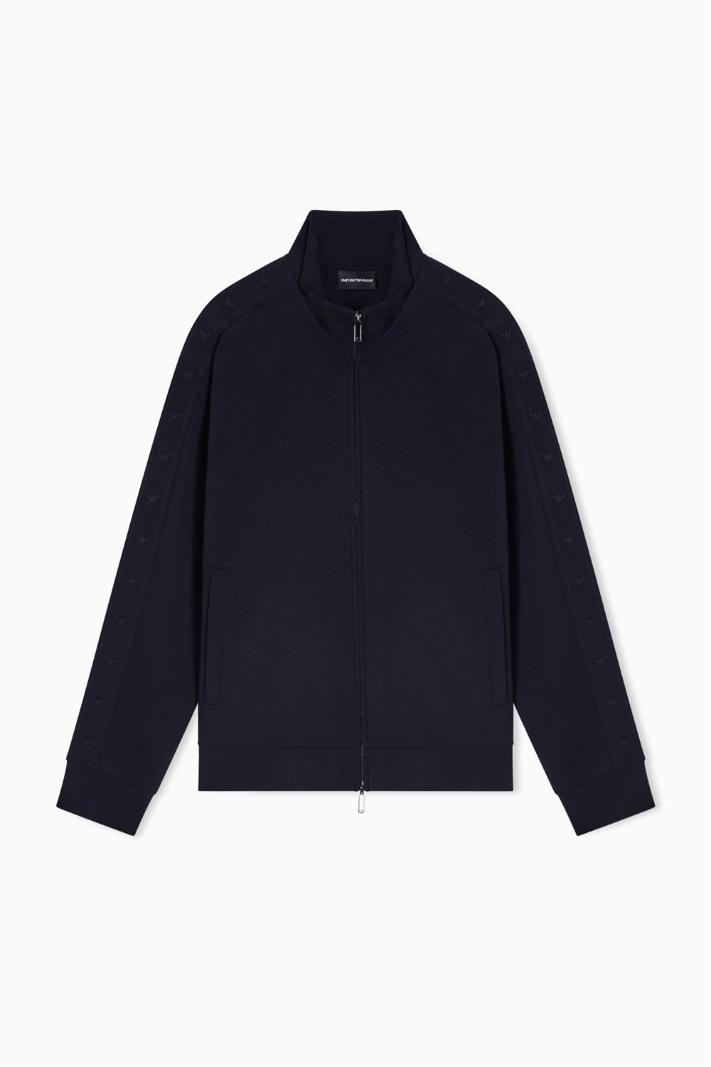 Emporio Armani Erkek Fermuarlı Sweatshirt Lacivert