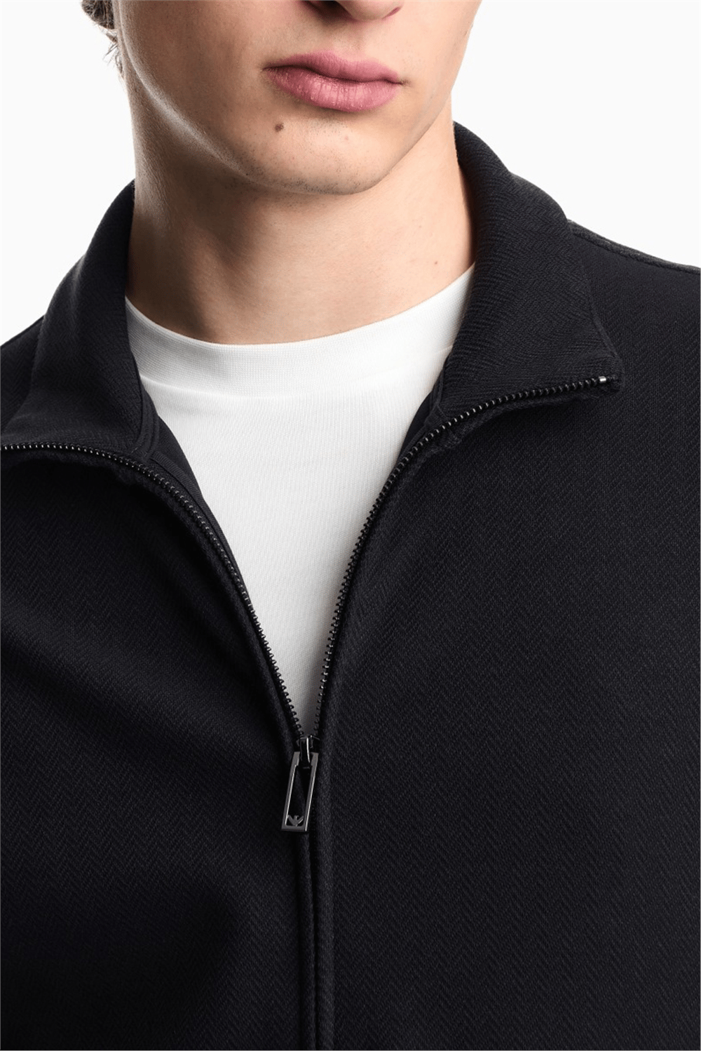 Emporio Armani Erkek Fermuarlı Sweatshirt Çok Renkli