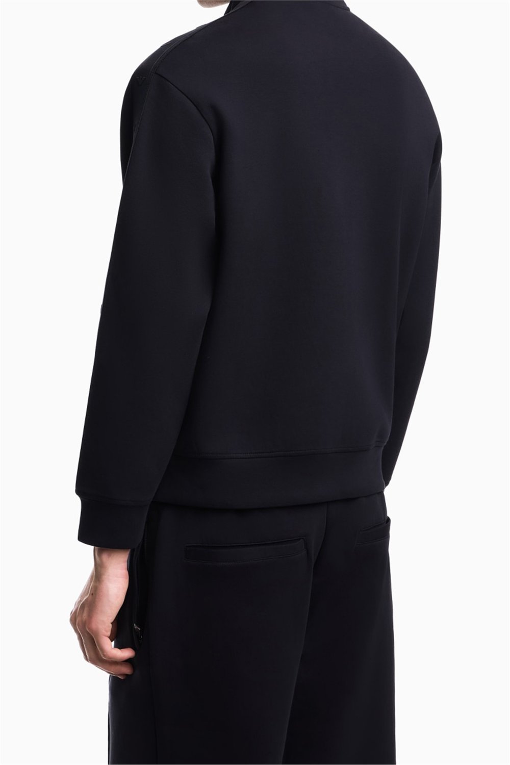 Emporio Armani Erkek Fermuarlı Sweatshirt Lacivert