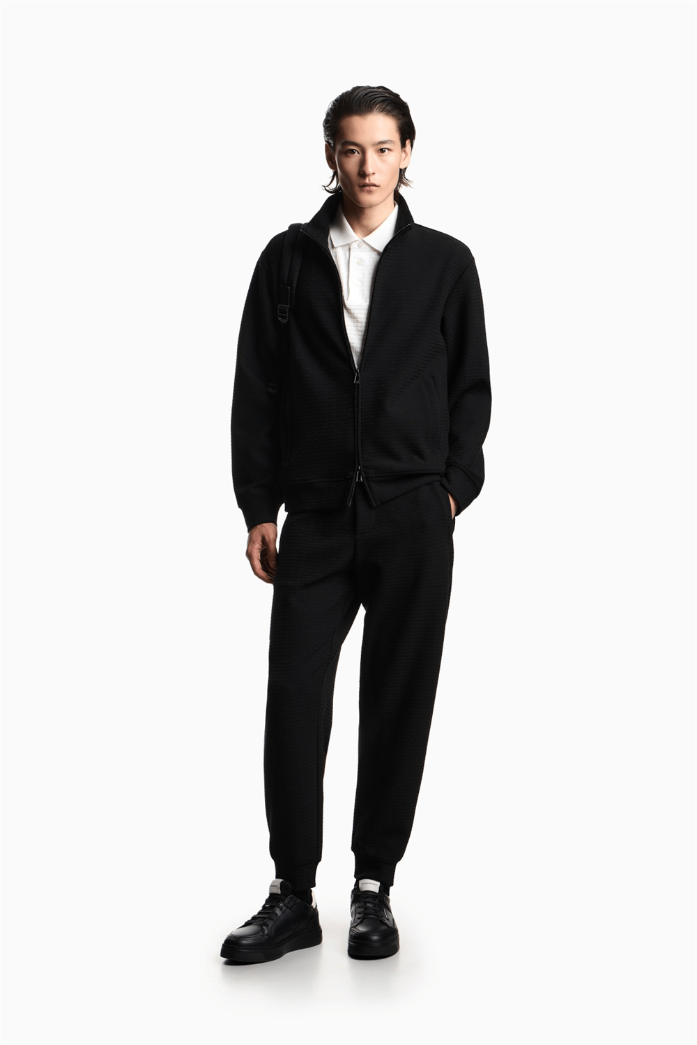 Emporio Armani Erkek Fermuarlı Sweatshirt