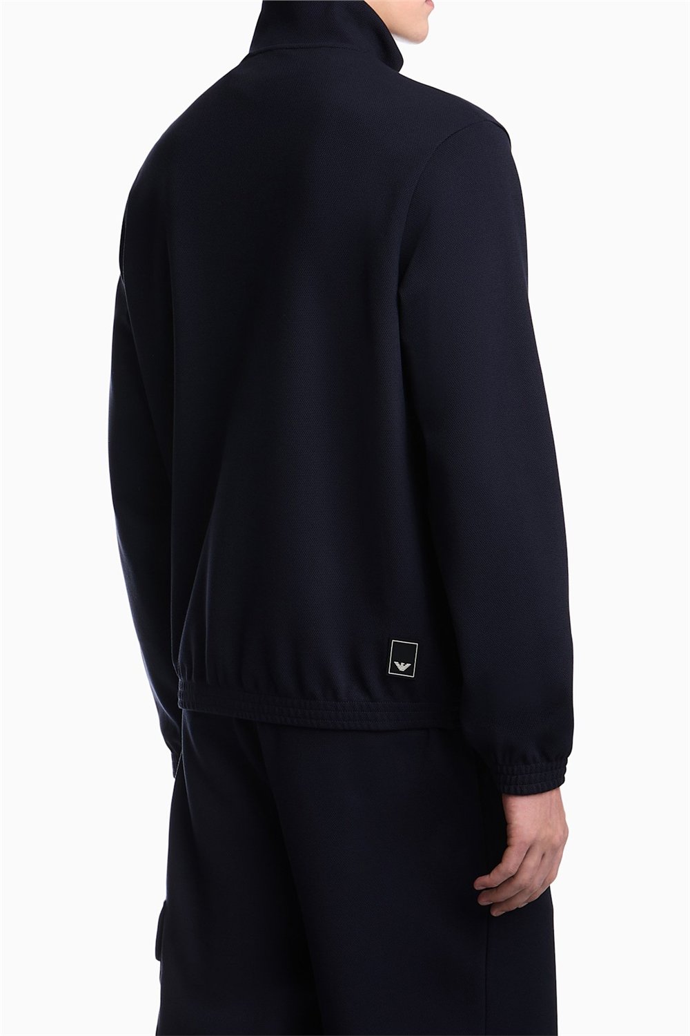 Emporio Armani Erkek Fermuarlı Sweatshirt Lacivert
