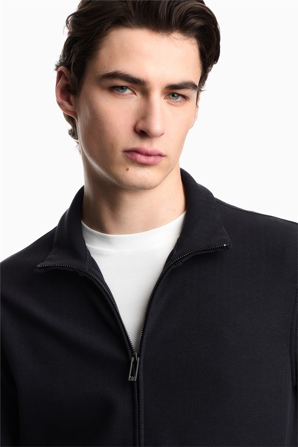 Emporio Armani Erkek Fermuarlı Sweatshirt