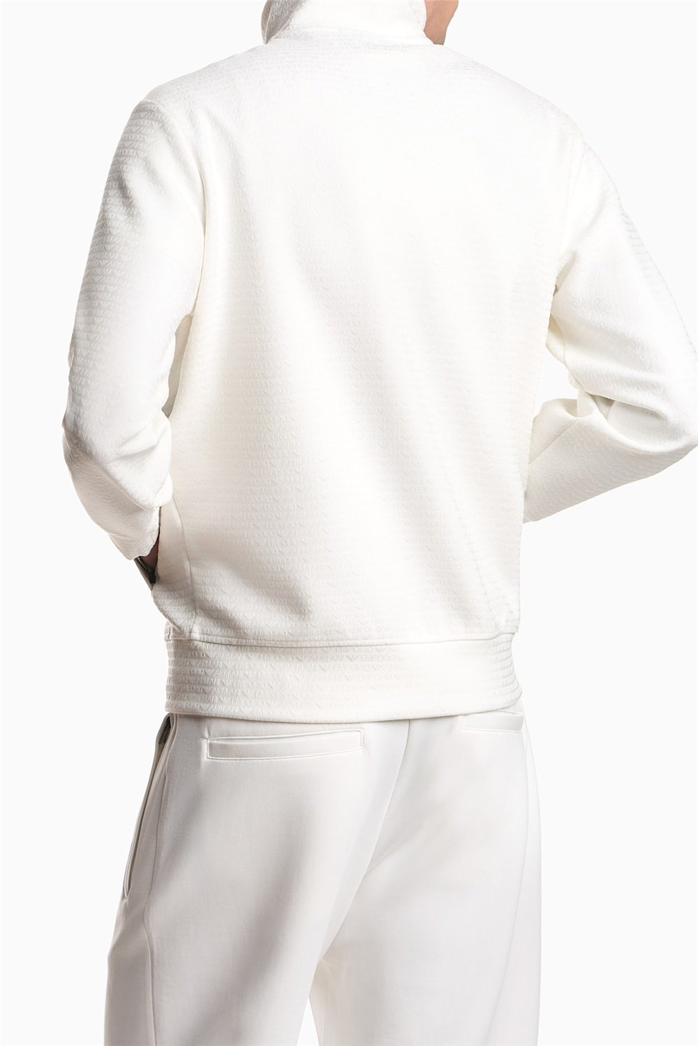 Emporio Armani Erkek Fermuarlı Sweatshirt Çok Renkli
