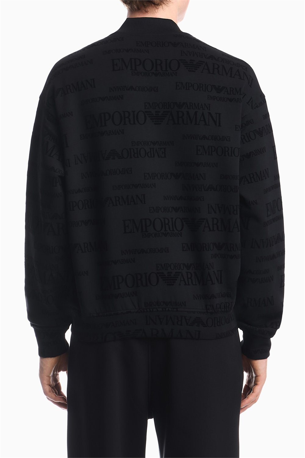 Emporio Armani Erkek Fermuarlı Sweatshirt