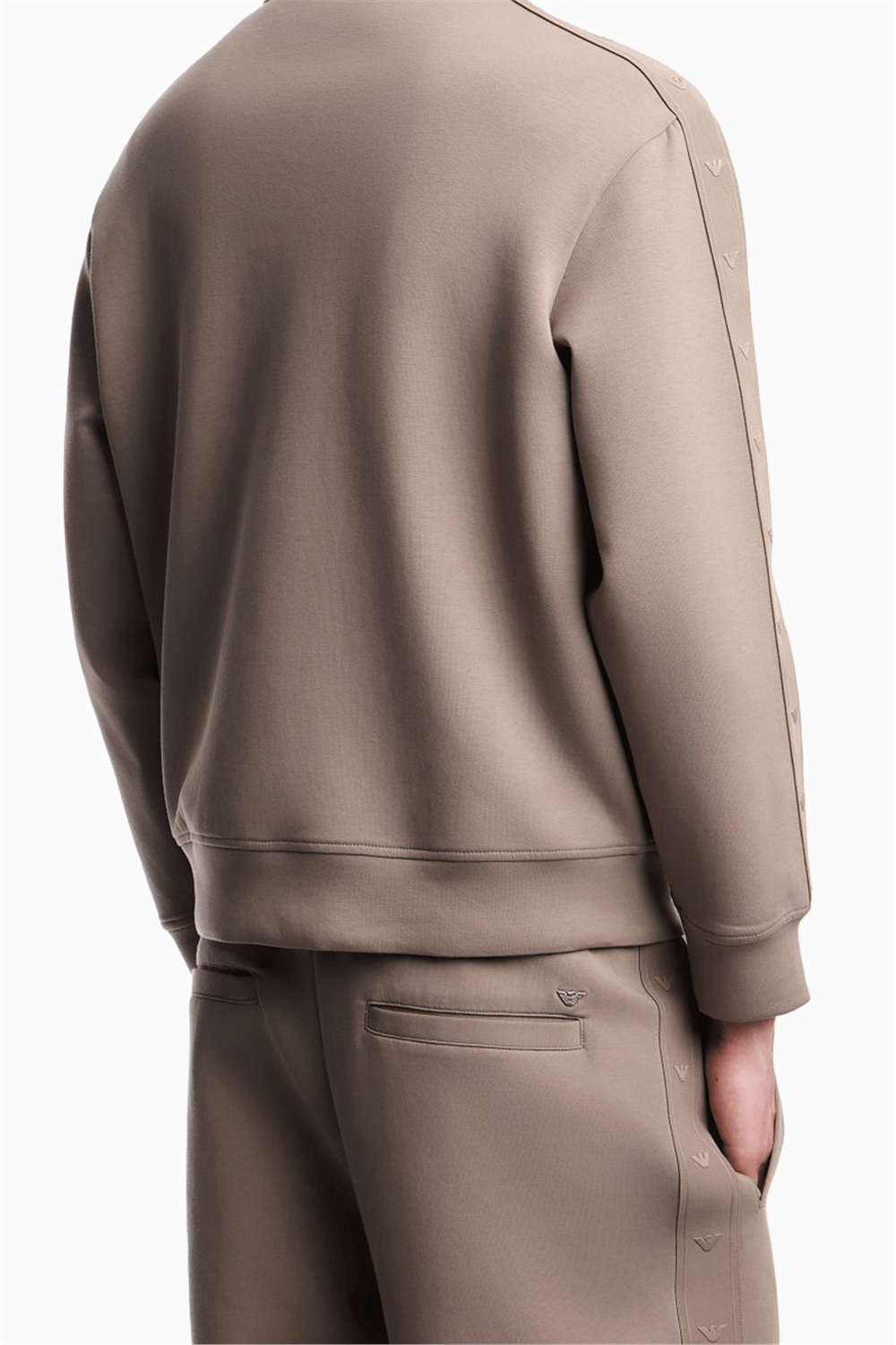 Emporio Armani Erkek Fermuarlı Sweatshirt Siyah