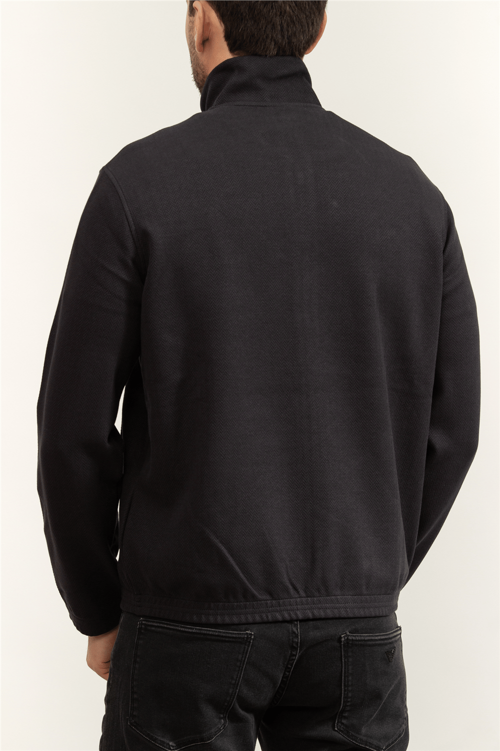 Emporio Armani Erkek Fermuarlı Sweatshirt