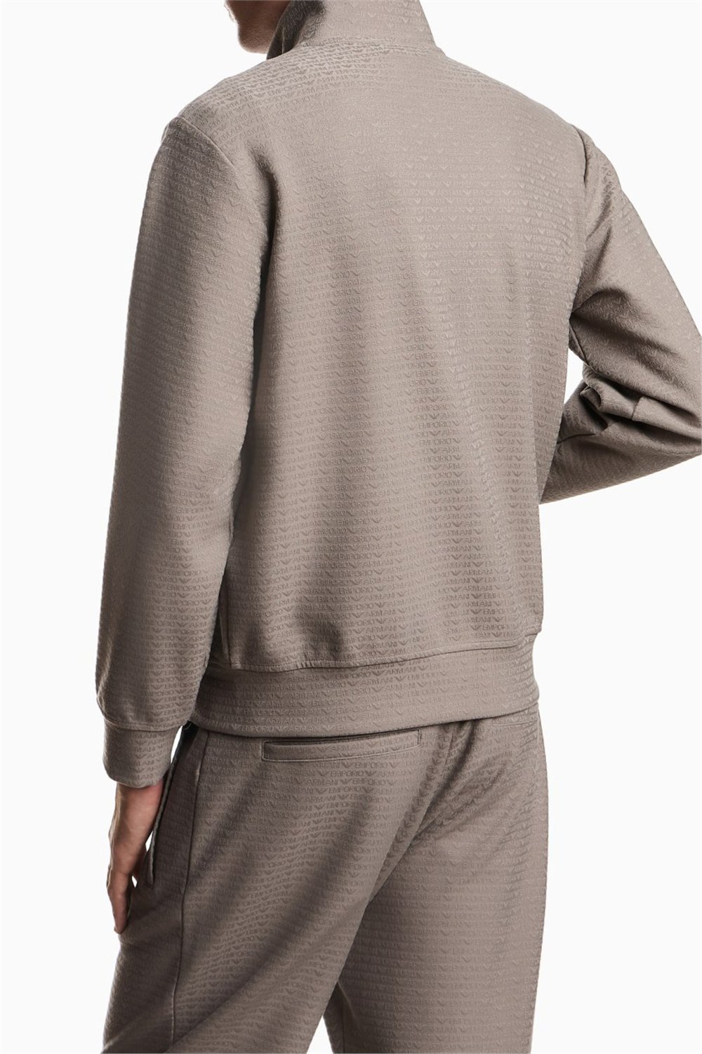 Emporio Armani Erkek Fermuarlı Sweatshirt Çok Renkli