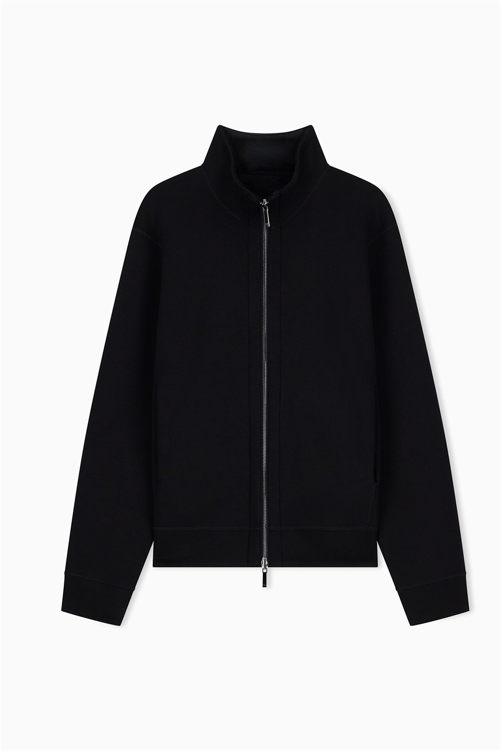 Emporio Armani Erkek Fermuarlı Sweatshirt Siyah