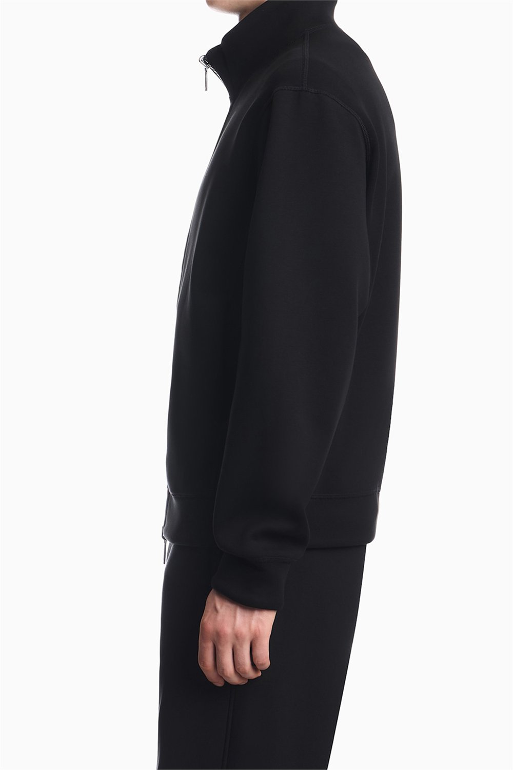 Emporio Armani Erkek Fermuarlı Sweatshirt Siyah