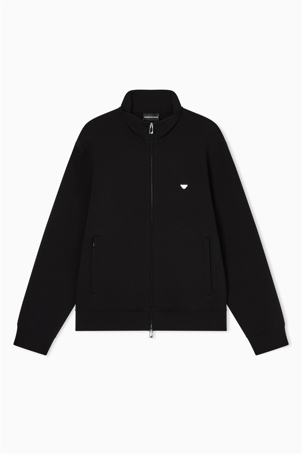 Emporio Armani Erkek Fermuarlı Sweatshirt Siyah