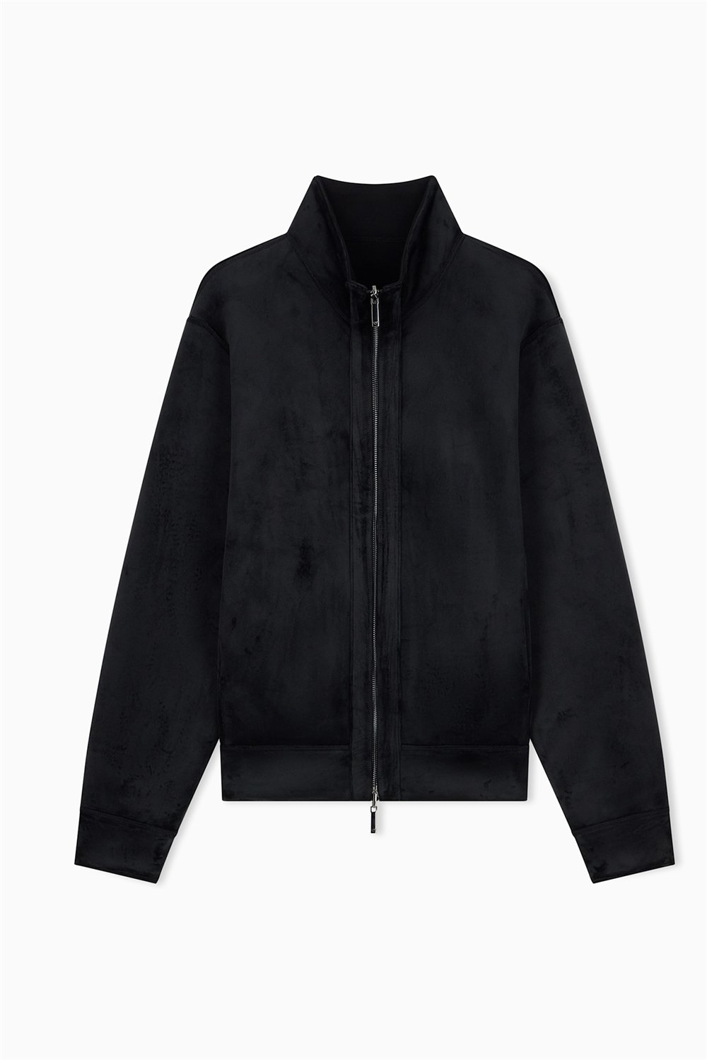 Emporio Armani Erkek Fermuarlı Sweatshirt Siyah