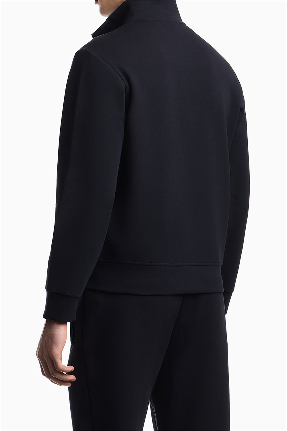 Emporio Armani Erkek Fermuarlı Sweatshirt Lacivert