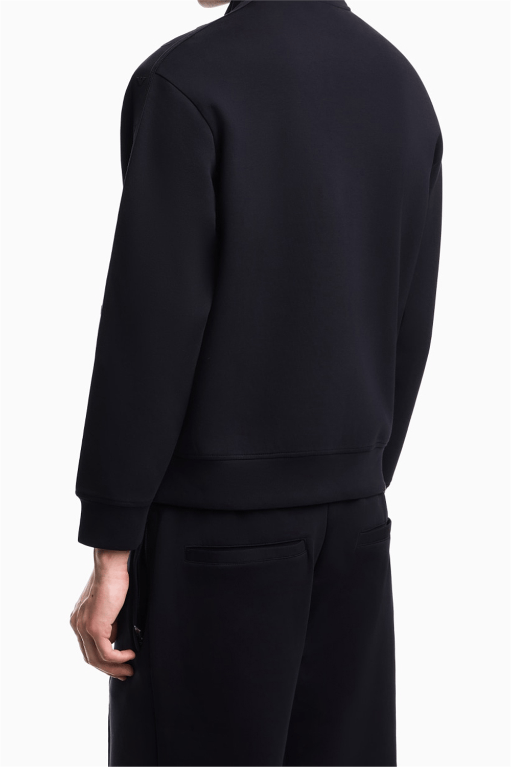 Emporio Armani Erkek Fermuarlı Sweatshirt Lacivert