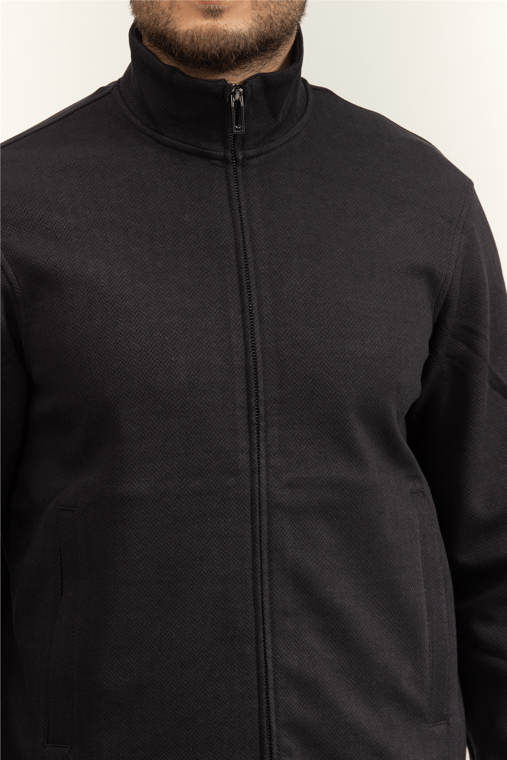 Emporio Armani Erkek Fermuarlı Sweatshirt