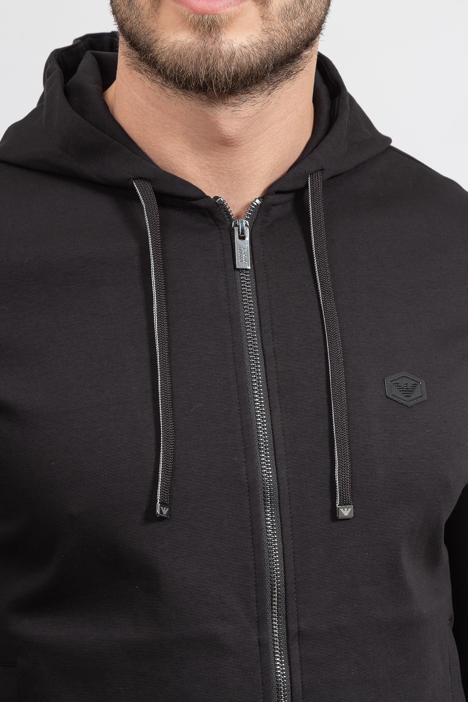 Emporio Armani Erkek Fermuarlı Sweatshirt