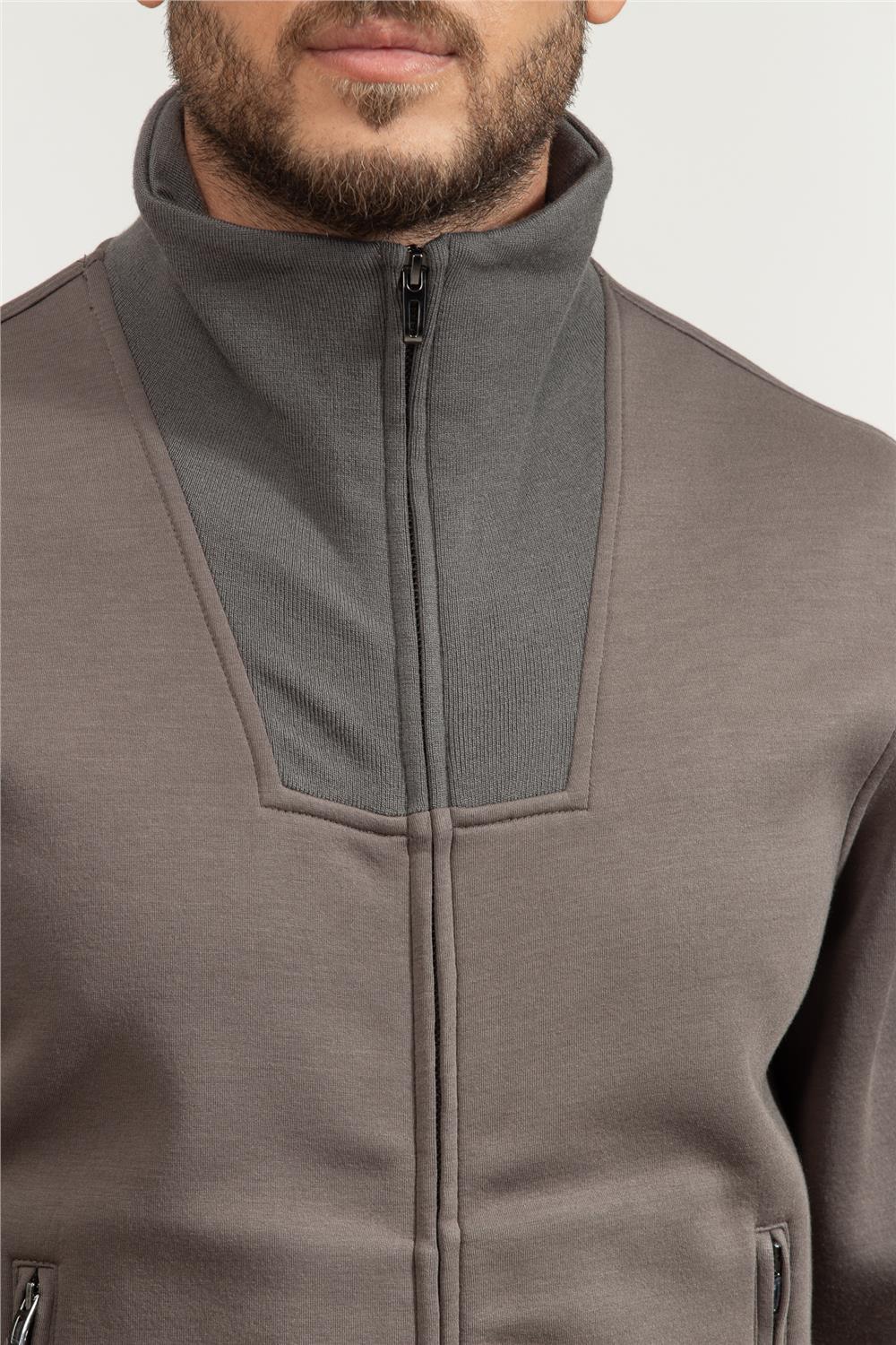 Emporio Armani Erkek Fermuarlı Sweatshirt