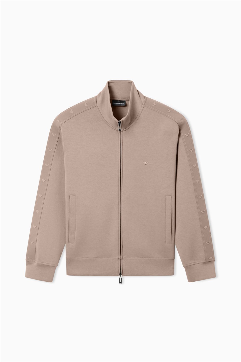 Emporio Armani Erkek Fermuarlı Sweatshirt Siyah