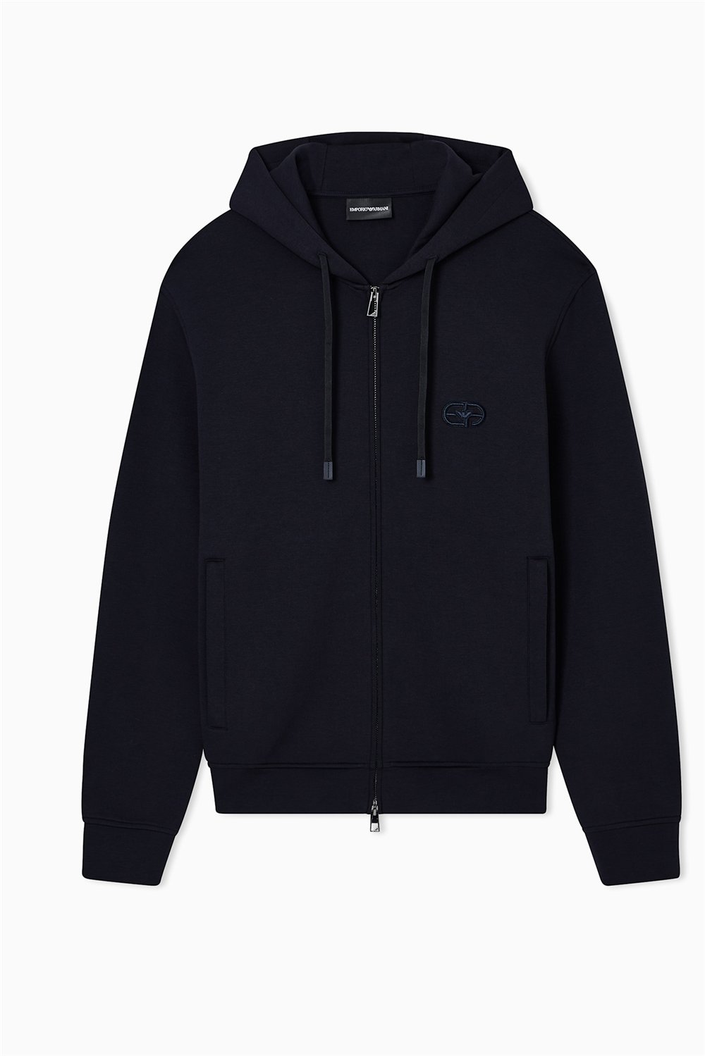 Emporio Armani Erkek Fermuarlı Sweatshirt Lacivert