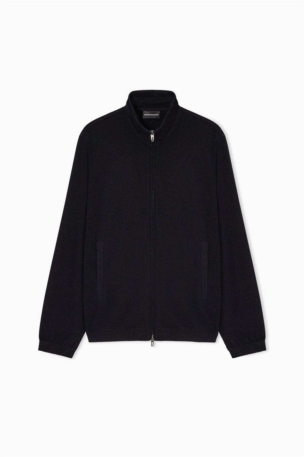Emporio Armani Erkek Fermuarlı Sweatshirt Lacivert