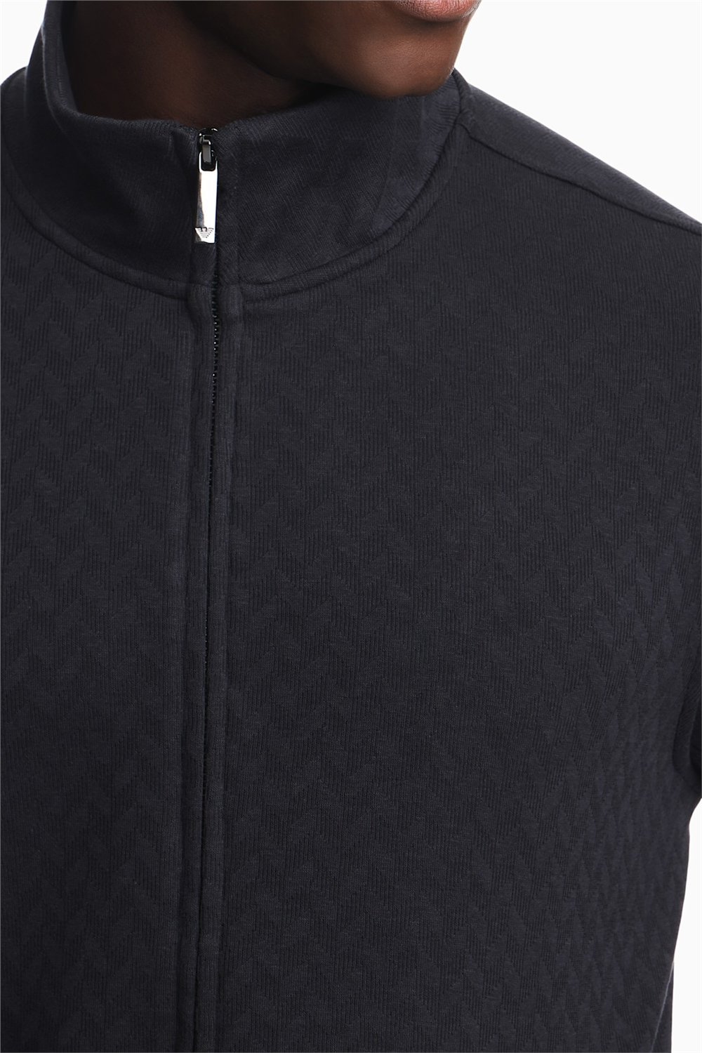 Emporio Armani Erkek Fermuarlı Sweatshirt