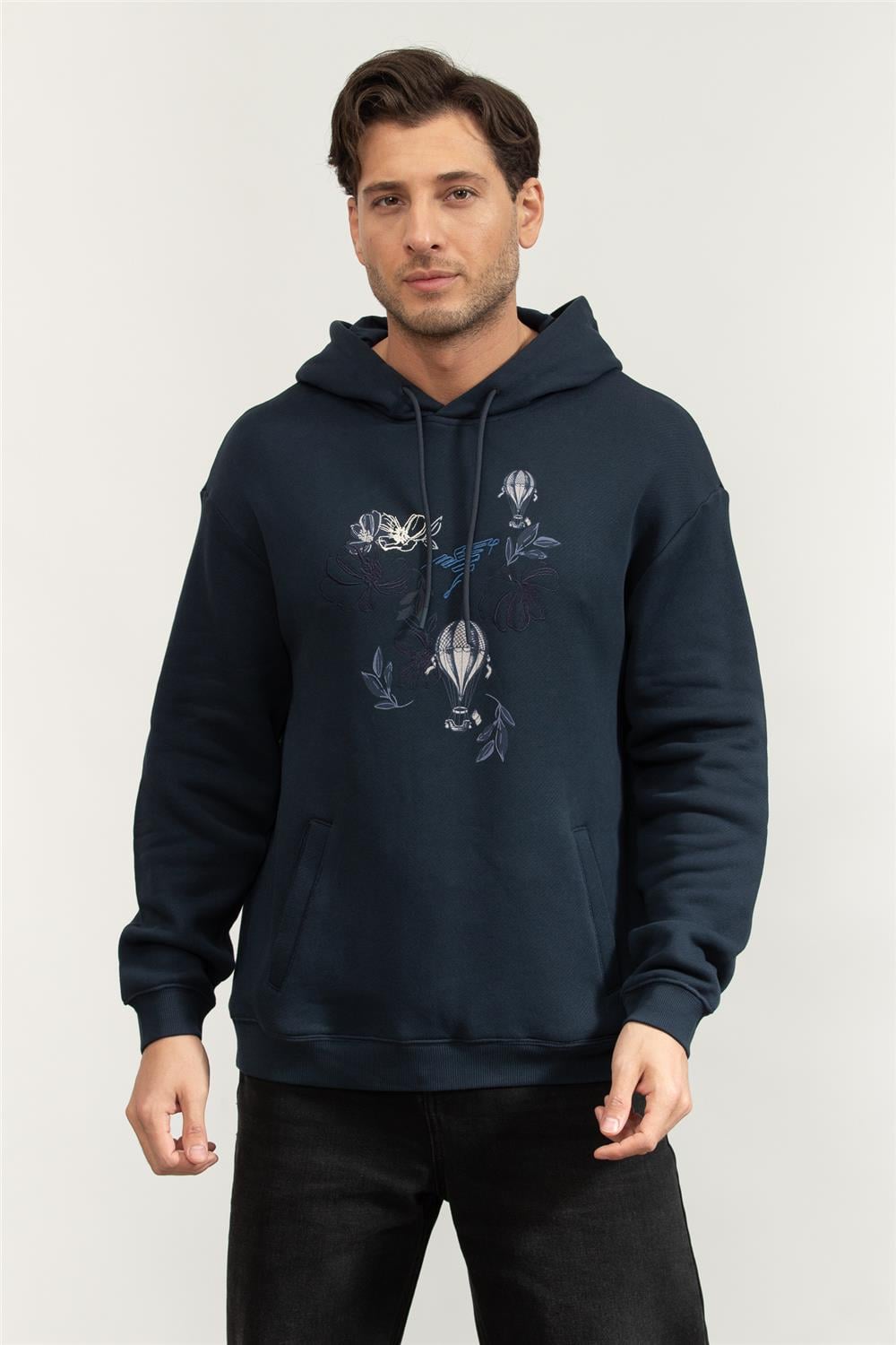 Emporio Armani Erkek Kapüşonlu Sweatshirt