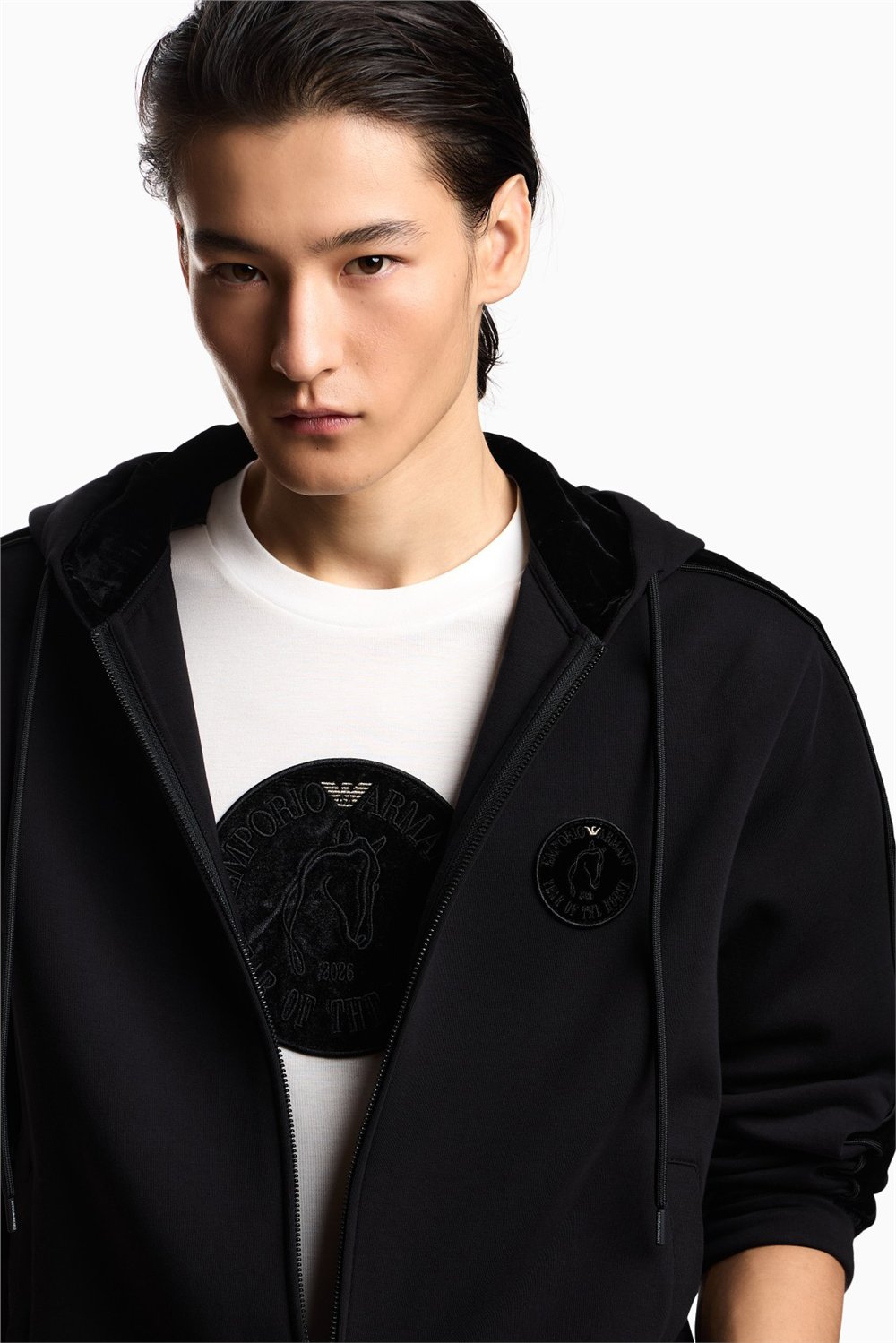 Emporio Armani Erkek Kapüşonlu Sweatshirt