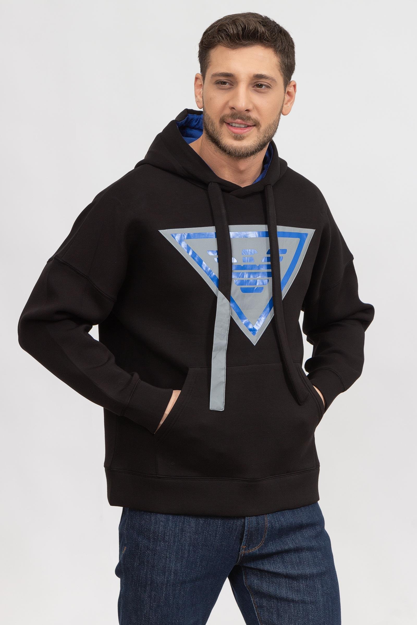 Emporio Armani Erkek Kapüşonlu Sweatshirt