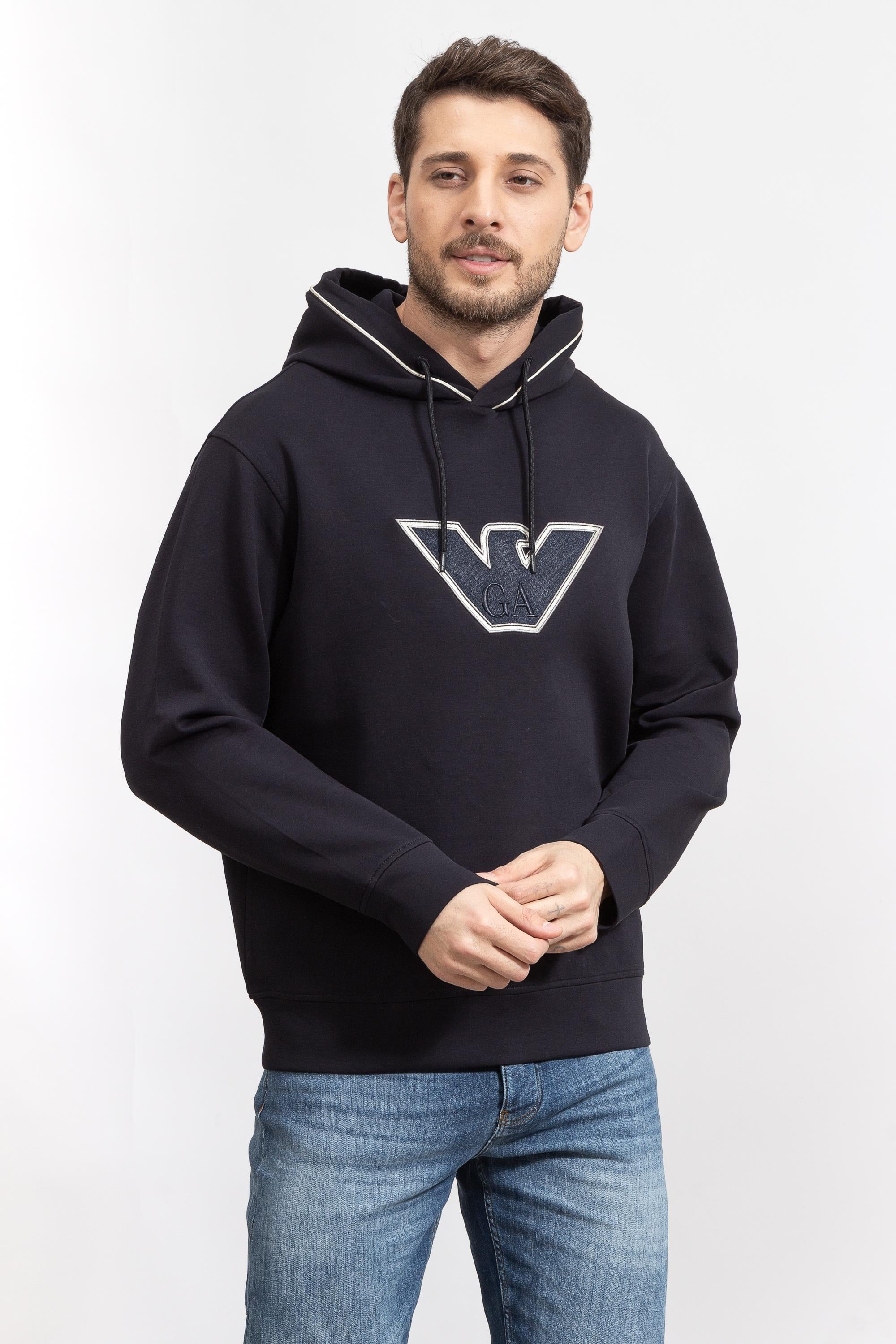 Emporio Armani Erkek Kapüşonlu Sweatshirt