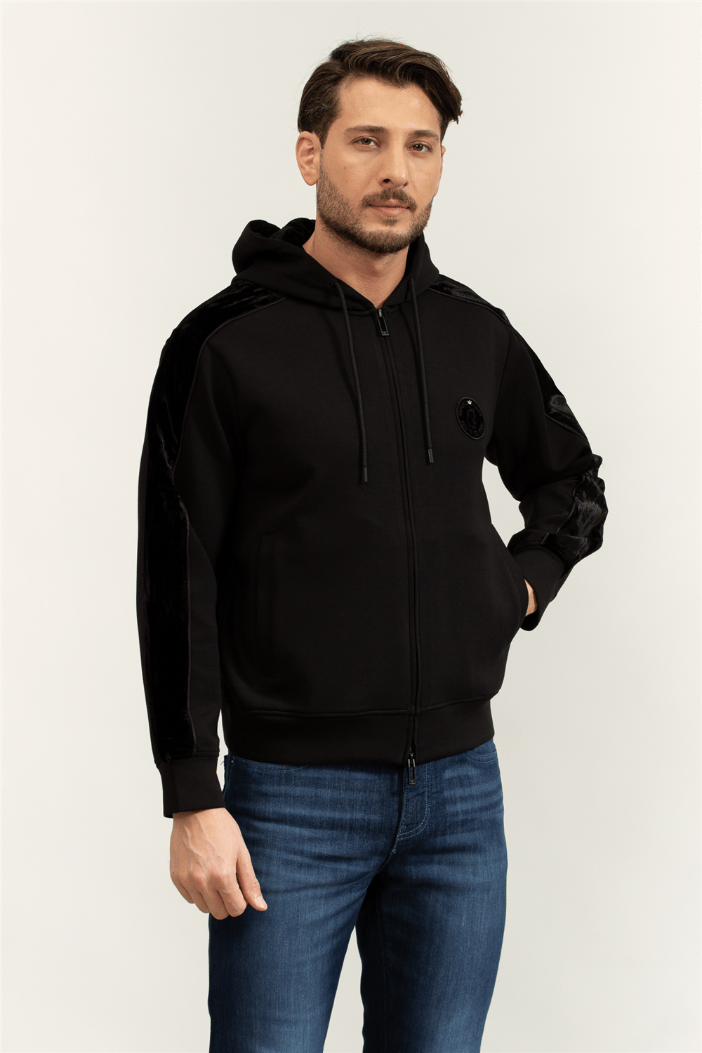 Emporio Armani Erkek Kapüşonlu Sweatshirt