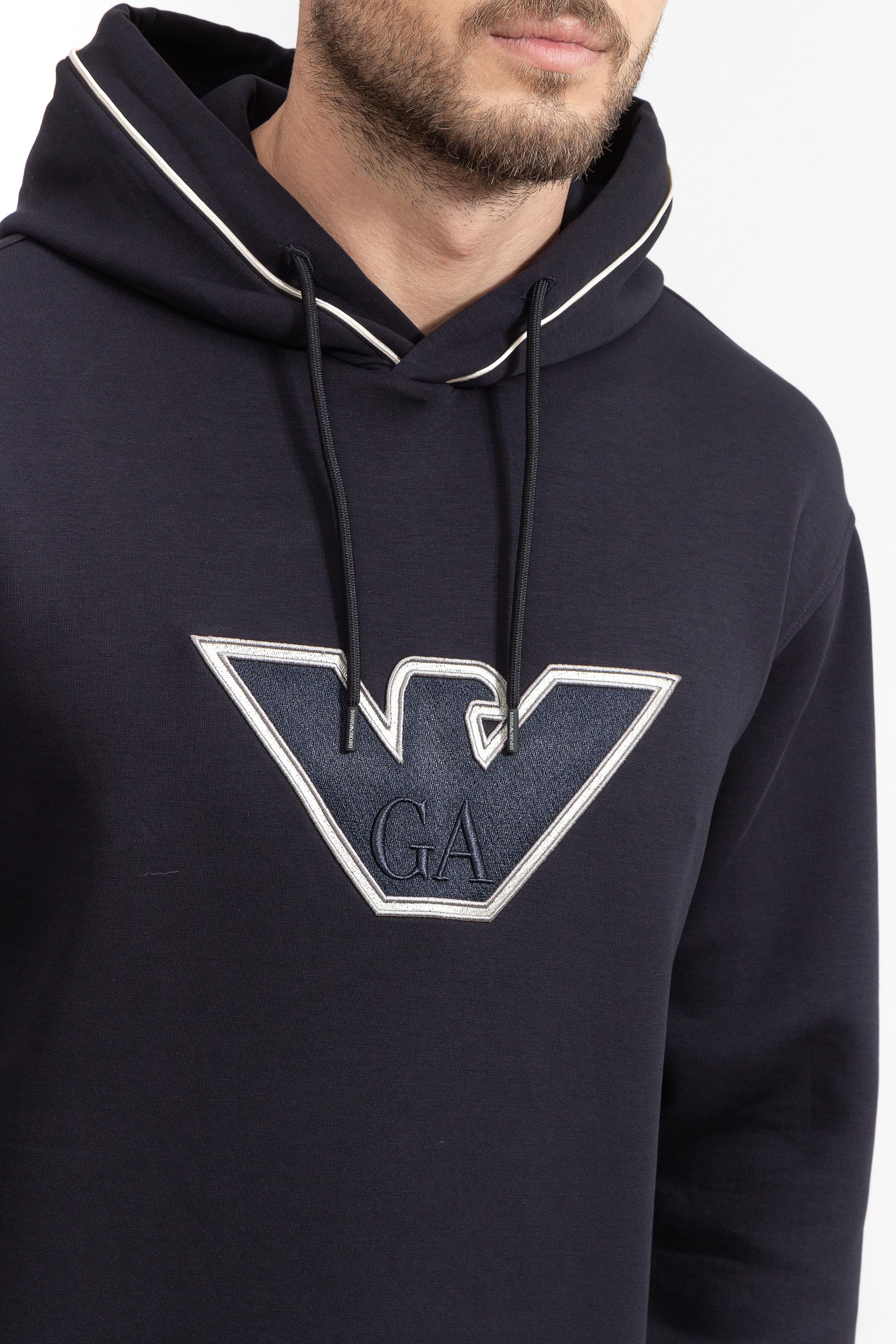 Emporio Armani Erkek Kapüşonlu Sweatshirt