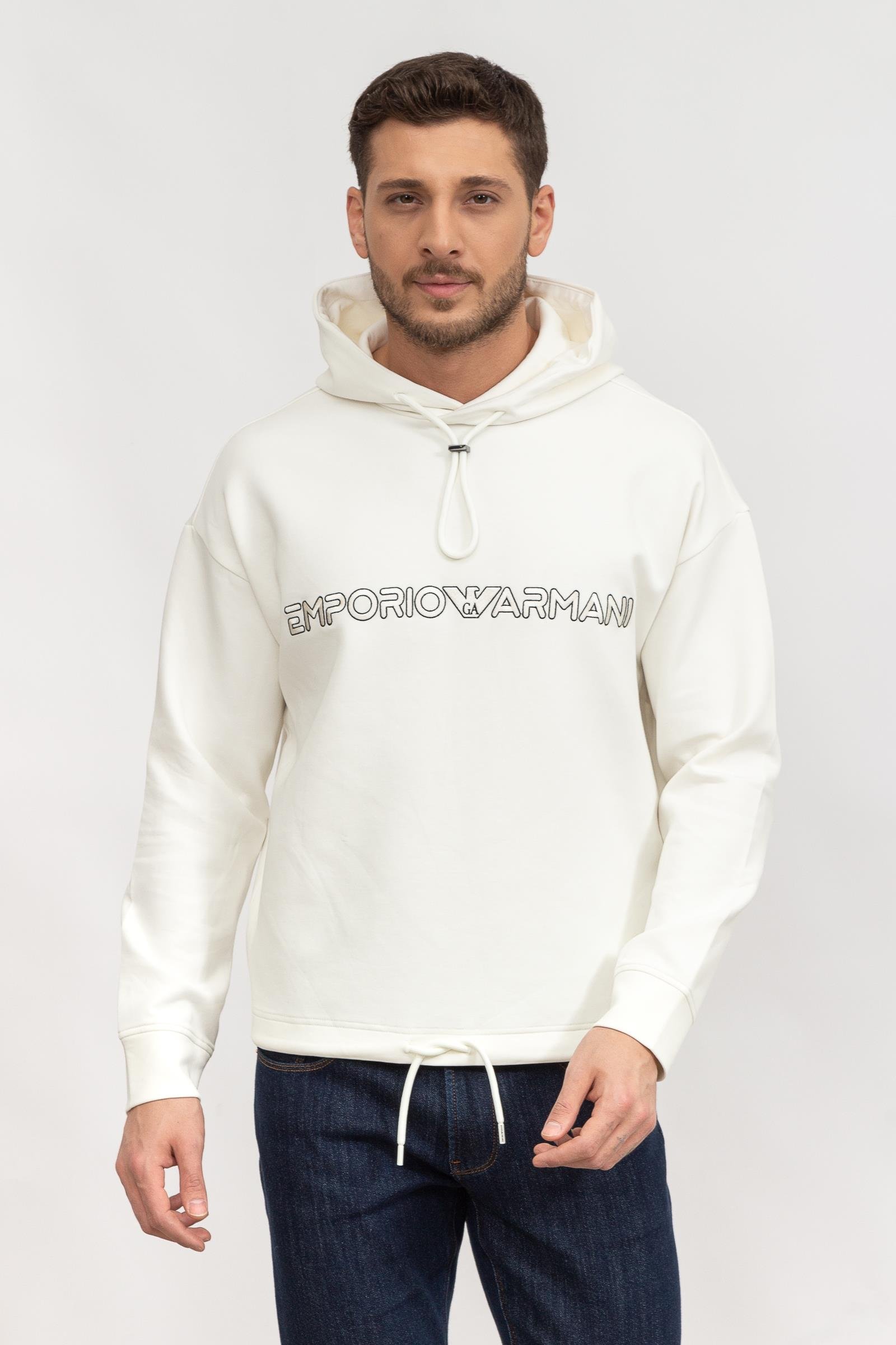 Emporio Armani Erkek Kapüşonlu Sweatshirt
