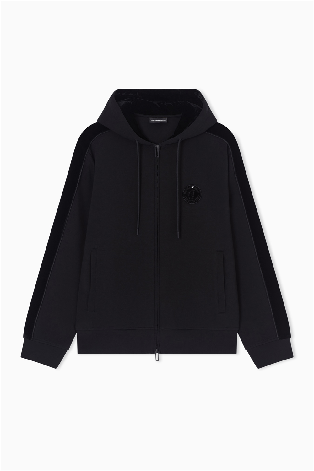 Emporio Armani Erkek Kapüşonlu Sweatshirt Siyah