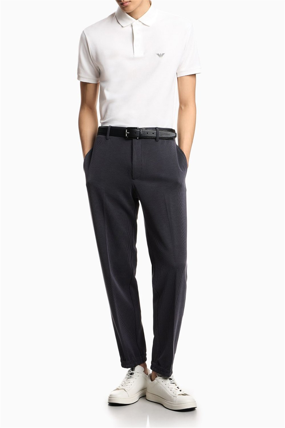 Emporio Armani Erkek Polo Yaka T-Shirt Beyaz